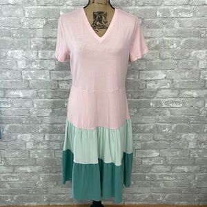 Lands Ends Colorblock Dress